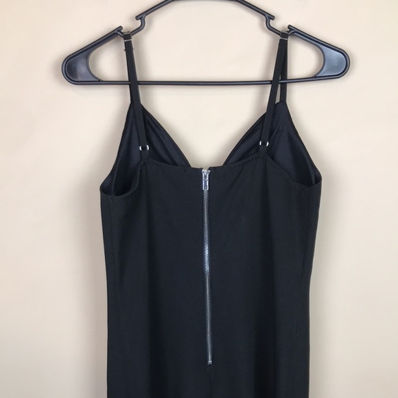 NWT Melrose With Love Women’s Black Hanging Rhinestone Cocktail Evening Dress - Picture 6 of 11